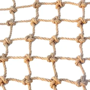 Climbing Net Natrual Jute Climbing Rope for Kids Balcony Indoor Safety Net Stair Ramp Protection Netting Sturdy Separation Netting Retro Garden Decoration Netting,Climbing Rope for Kids