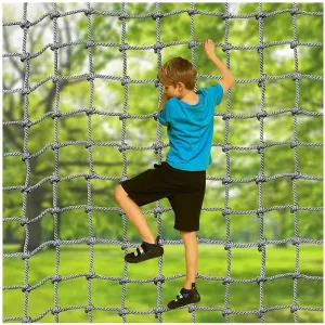 Climbing Nets Nylon Play Giant Mesh Heavy Duty Cargo Toddler Climbing For Kids Adult Rock Playground Tree Net Outdoor Nets Nets Rope Garden Netting Automotive Cargo Nets(12mm-14cm,1X5m/3.3X16.4ft)