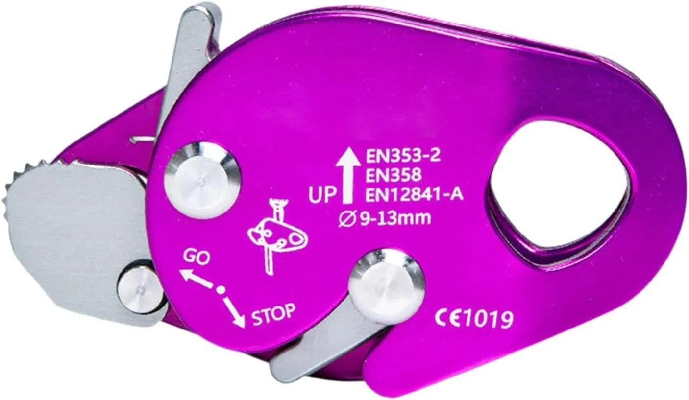 Climbing Rope Grab Falling Arrester Rope Gear Adjuster Protection for Tree Arborist Rocking Rappelling Outward Bound Training