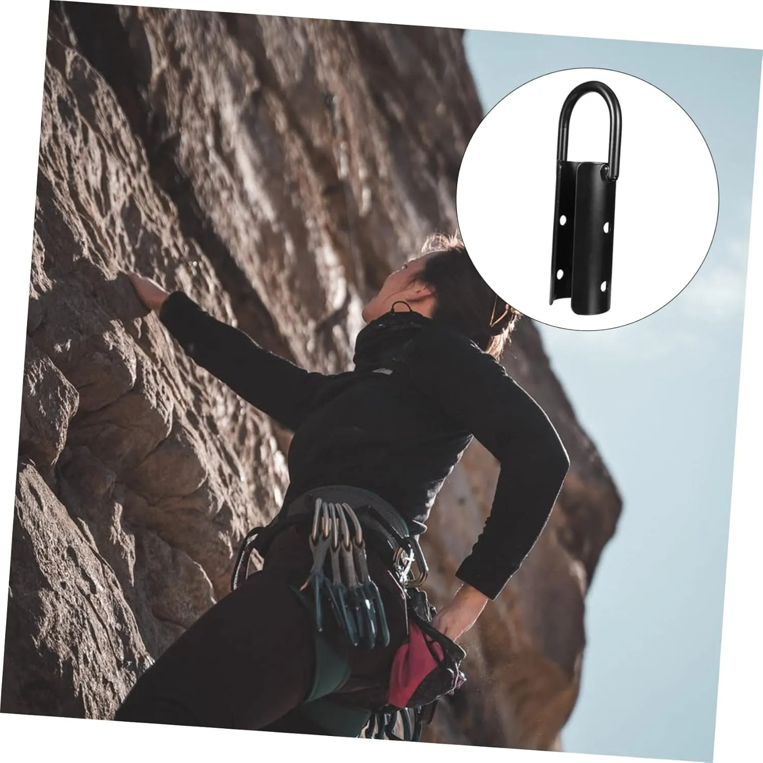 Climbing Rope Hook Lifting Macrame Cord Tricep Pulldown Bar Ties Heavy Duty Clothes Rack Jump Cable