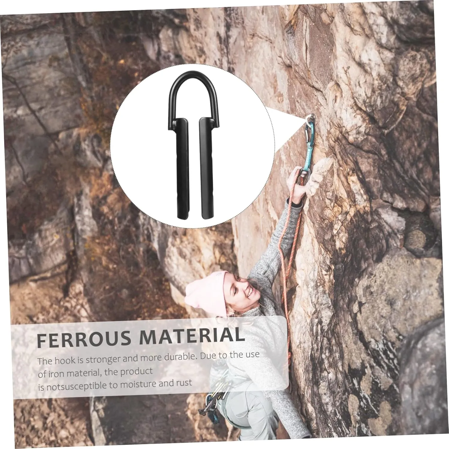 Climbing Rope Hook Lifting Macrame Cord Tricep Pulldown Bar Ties Heavy Duty Clothes Rack Jump Cable