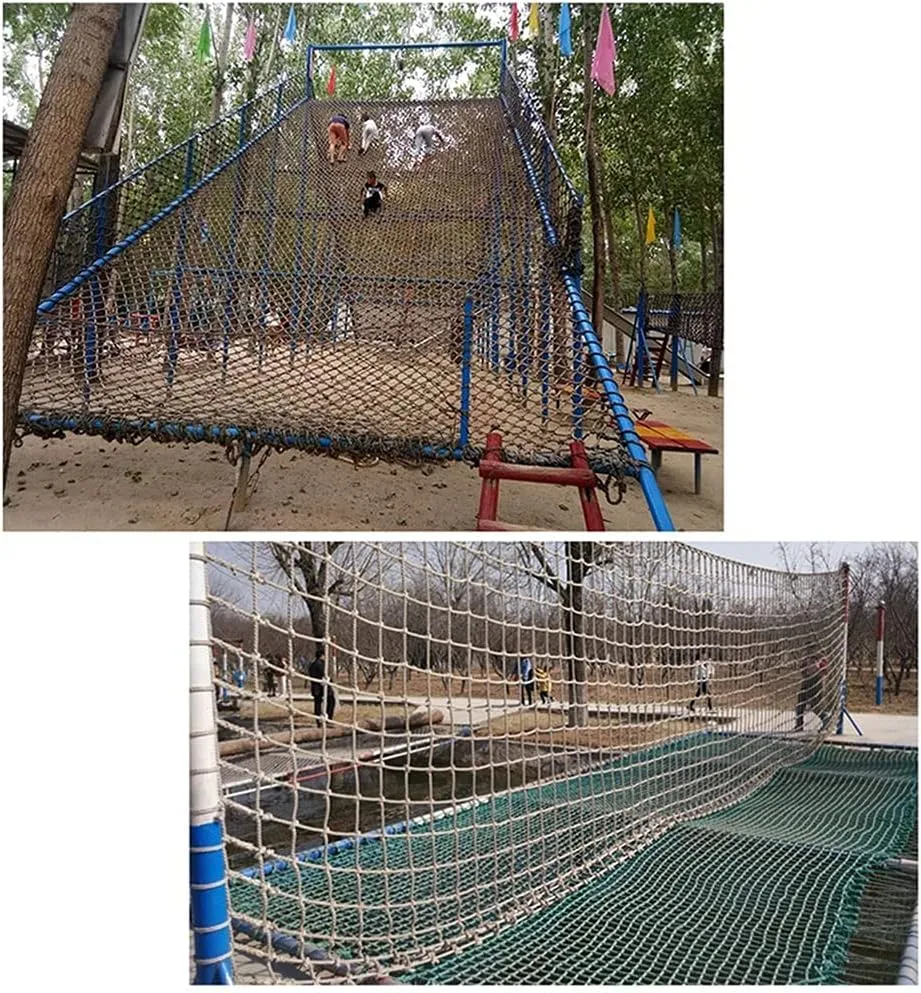 Climbing Rope Net Climbing Net for Kids Adult Playground Tree Nylon Play Giant Mesh Heavy Duty Cargo Toddler Climbing Climb Net Netting Nets for Adults Outdoor Swing Set Swingset Ladder Toys ( Color :