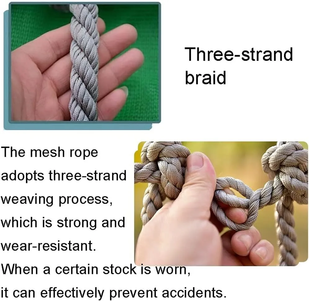 Climbing Rope Net Climbing Net for Kids Adult Playground Tree Nylon Play Giant Mesh Heavy Duty Cargo Toddler Climbing Climb Net Netting Nets for Adults Outdoor Swing Set Swingset Ladder Toys ( Color :