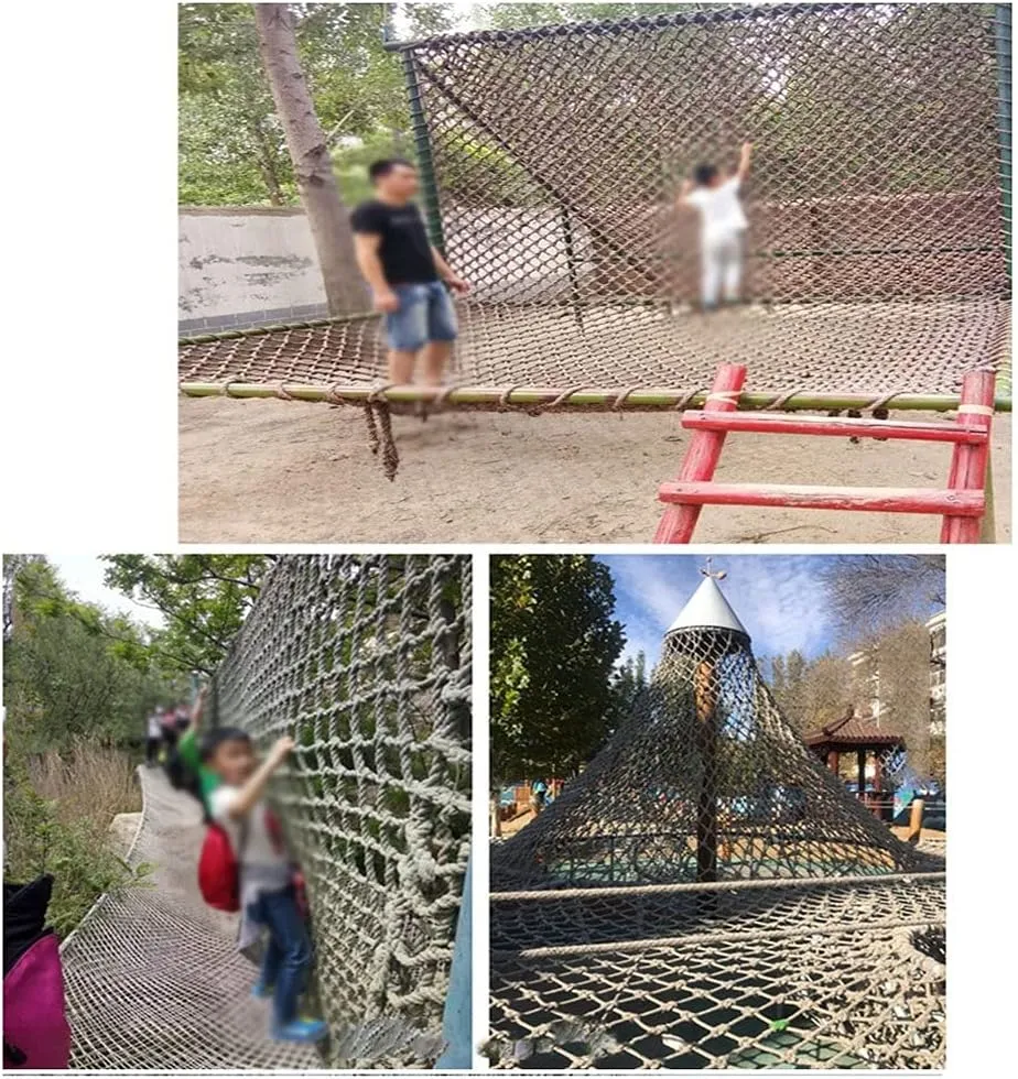 Climbing Rope Net Climbing Net for Kids Adult Playground Tree Nylon Play Giant Mesh Heavy Duty Cargo Toddler Climbing Climb Net Netting Nets for Adults Outdoor Swing Set Swingset Ladder Toys ( Color :