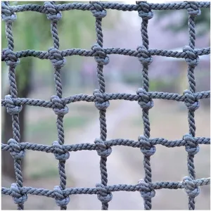Climbing Rope Net Climbing Net for Swing Set Heavy Duty Outdoor Protection Net Cargo Rope Ladder Truck Trailer Fence Netting,3.3FTx9.8FT