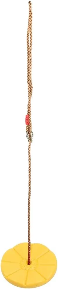 Climbing Rope Tree Swing for Kids,Plastic Tree Climbing Rope and Kids Disc Swing Seat Set,Heavy Duty Disco Tree Swing Seat for Balcony, Patio, 28 X 3.8cm/11.02 X 1.5in