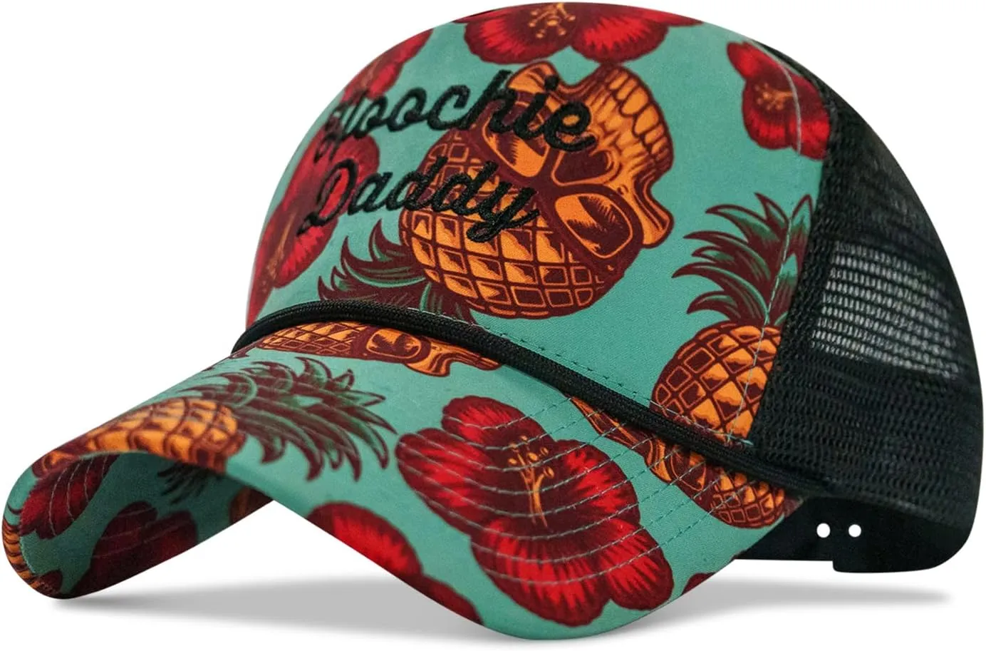 Combat Iron The Weekender Mesh Rope Snapback | 5 Panel Waterproof Hat, Recycled Polyester, Sun Protection, Moisture-Wicking