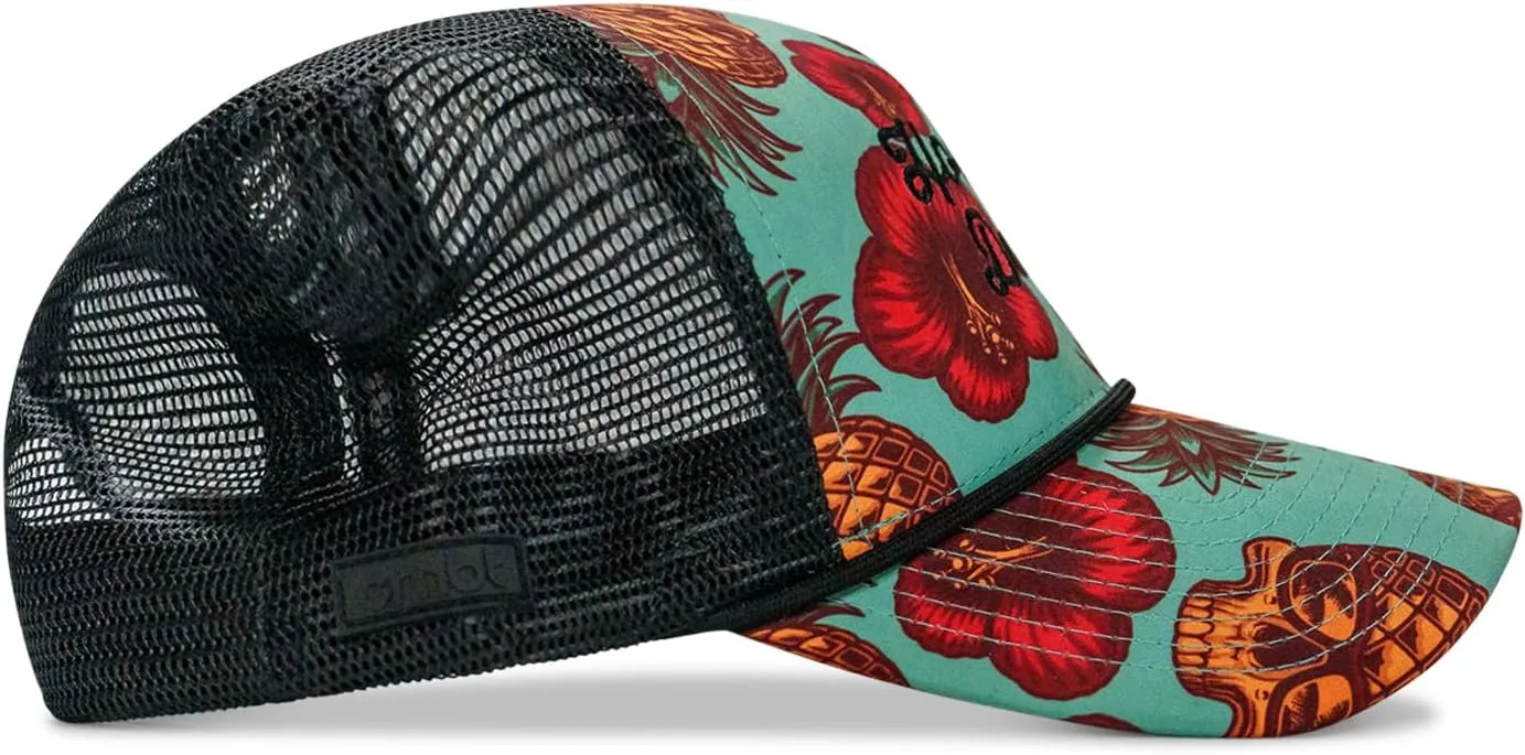 Combat Iron The Weekender Mesh Rope Snapback | 5 Panel Waterproof Hat, Recycled Polyester, Sun Protection, Moisture-Wicking