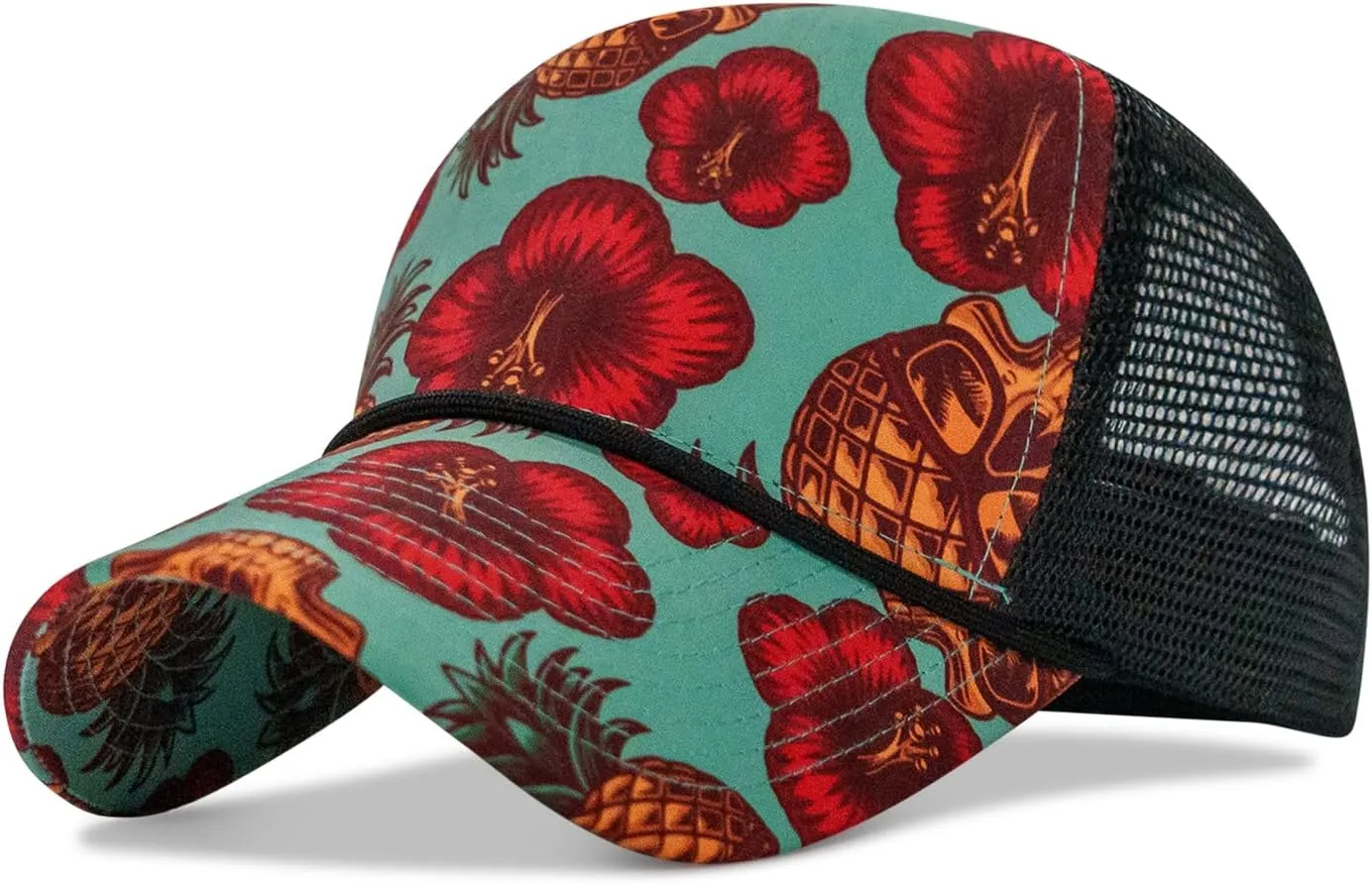 Combat Iron The Weekender Mesh Rope Snapback | 5 Panel Waterproof Hat, Recycled Polyester, Sun Protection, Moisture-Wicking