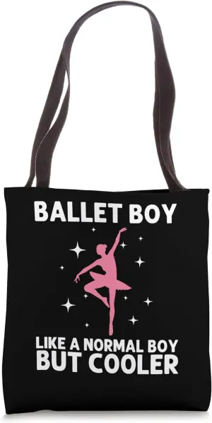 Cool Ballet For Boys Kids Ballerina Dance Ballet Dancer Tote Bag