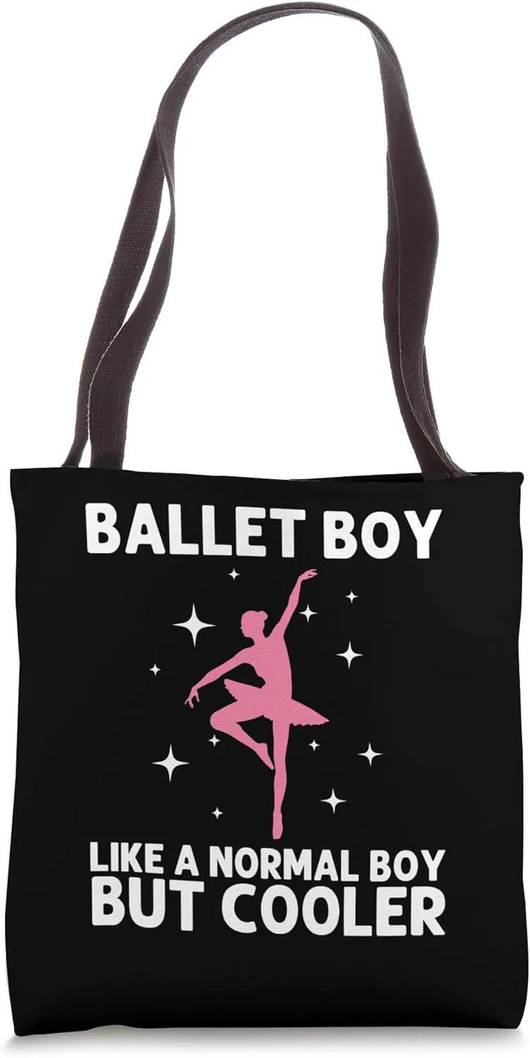 Cool Ballet For Boys Kids Ballerina Dance Ballet Dancer Tote Bag