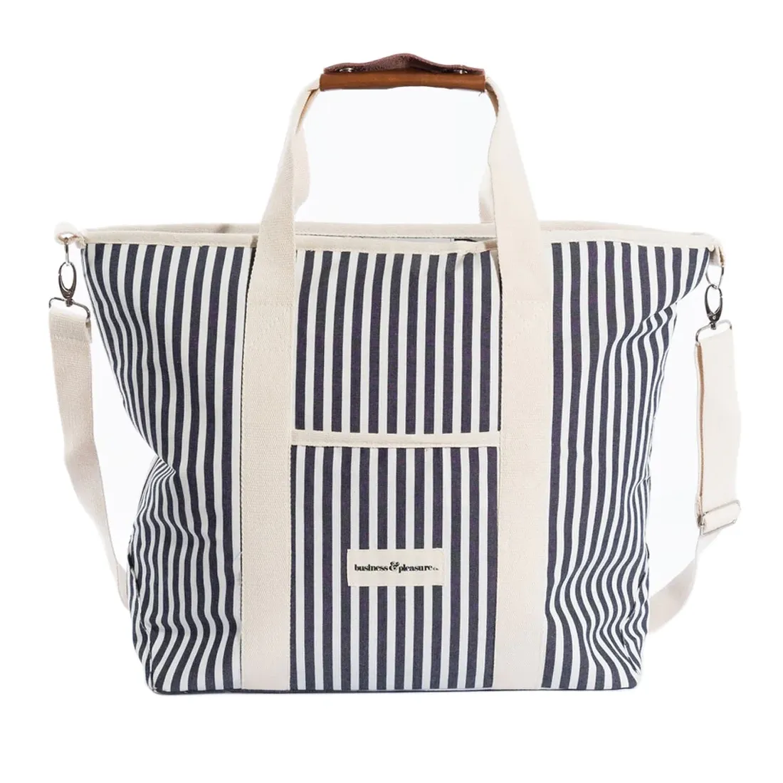 Cooler tote bag Laurens navy stripe 42 litres