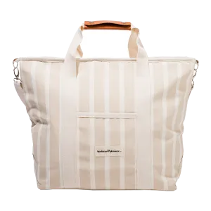 Cooler tote bag natural stripe 42 litres