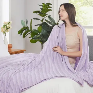 Cooling Blanket, 50"x70" Cooling Throw Bed Blankets for Hot Sleepers and Night Sweats, Arc-Chill Q-max>0.4 Light Weighted, Cold Breathable Summer Cool Blankets for Hot Weather