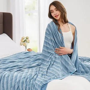 Cooling Blanket King, Arc-Chill Q-Max >0.5 Cool Fiber, Summer Cooling Throw Blanket for Hot Sleepers, Keeps Body Cool for Night Sweats, Soft Lightweight Sofa Couch Blankets for Kid Adults