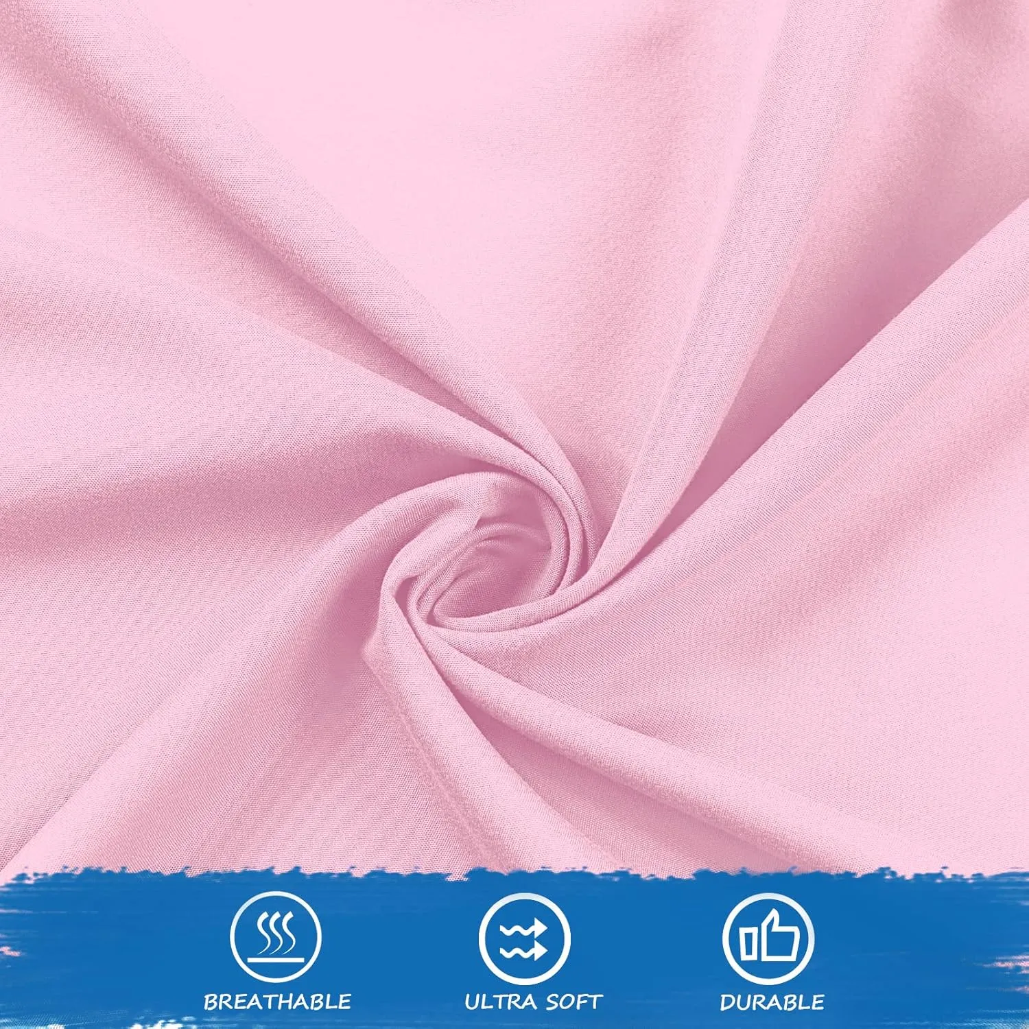 Cot Sheets 31" x 75", 2 Pack Cot Size Sheet Fitted with Narrow Twin/Camp Bunk/Rvs Bunk/Guest Beds/Army Cots/Trifold Mattress, Super Soft Breathable Microfiber Bed Cover, Bottom Sheet, Pink