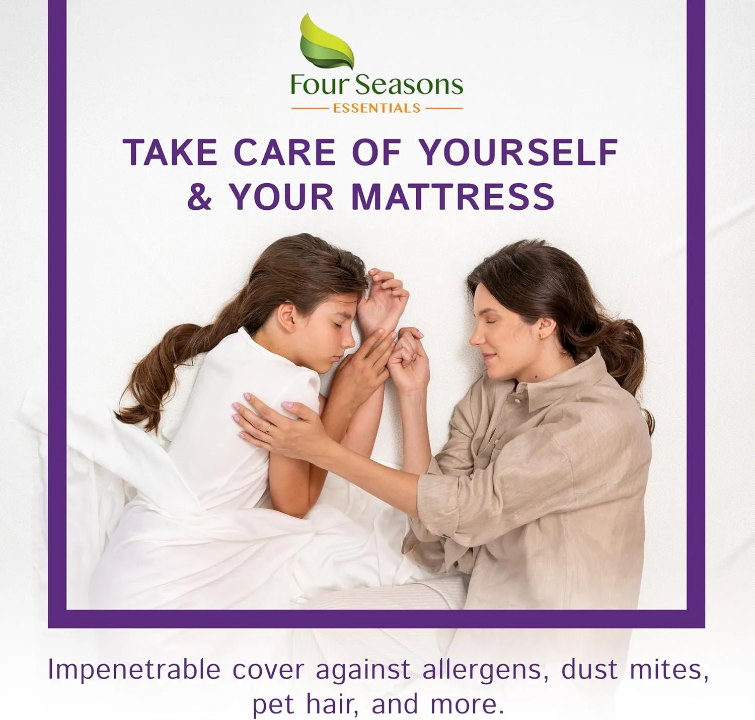 Cot Size Waterproof Mattress Protector (30" Wx75 L) - Fitted Sheet Style - Hypoallergenic Premium Quality Cover Protects Against Dust, Allergies