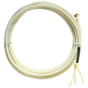 Cowboy Cordage 3-Strand White Uoza Black Label Calf Rope