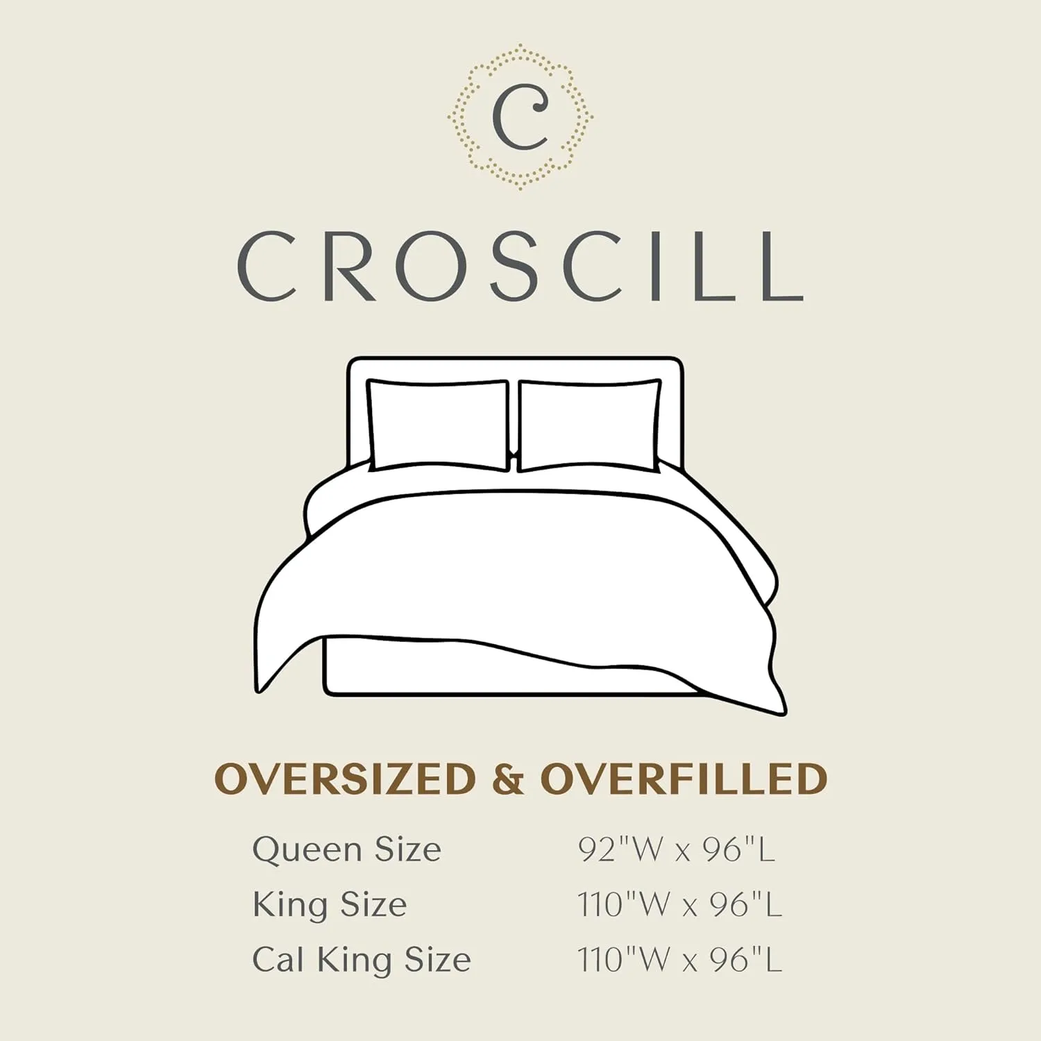 Croscill Queen Comforter Set, Luxe Chenille Jacquard Damask, Soft Microfiber Twill Comforter for a Queen-Size Bed, Oversized Comforter Queen Bedding, 2 Shams & Bedskirt, Julius, Blue/Grey 4 Piece
