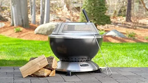 Cuisinart CHA-870 Cleanburn Pit Riser, Portable Fire Stand with Lightweight Design