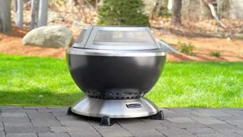 Cuisinart CHA-870 Cleanburn Pit Riser, Portable Fire Stand with Lightweight Design