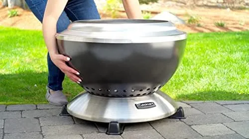 Cuisinart CHA-870 Cleanburn Pit Riser, Portable Fire Stand with Lightweight Design