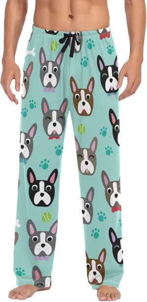 Cute Brown Capybaras Pajama Pants Blue Water Men's Pajama Bottoms Lounge Sleepwear PJs Sleep Pants S