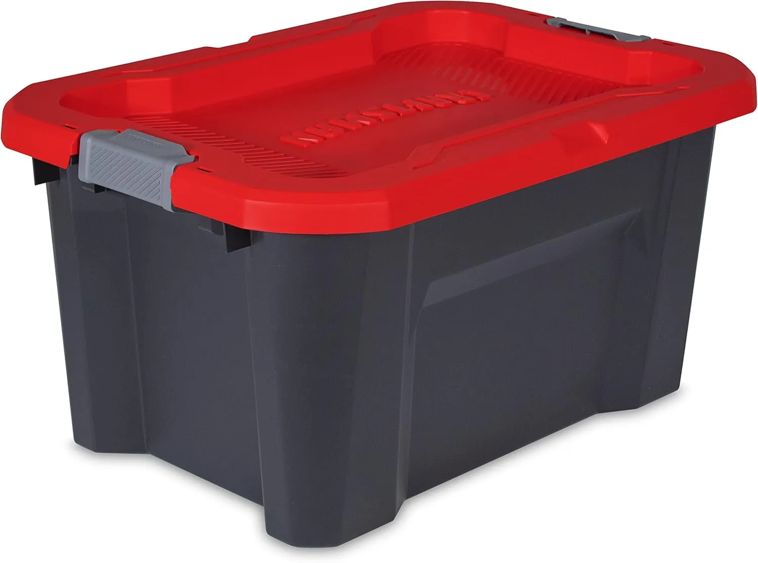 CX CRAFTSMAN, 20-Gallon Highly Durable Storage Bin & Dual Latching Lid, (14.3”H x 19.7”W x 28.2”D), Versatile Stacking Tote and Weather-Resistant Design, American Made [2 Pack]