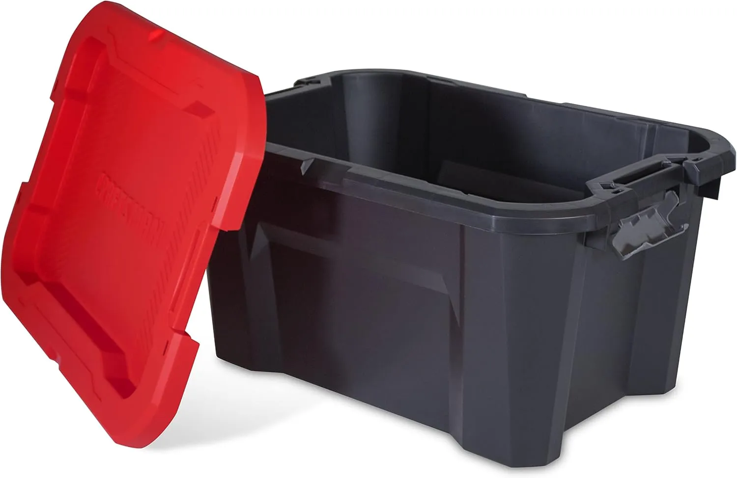 CX CRAFTSMAN, 20-Gallon Highly Durable Storage Bin & Dual Latching Lid, (14.3”H x 19.7”W x 28.2”D), Versatile Stacking Tote and Weather-Resistant Design, American Made [2 Pack]
