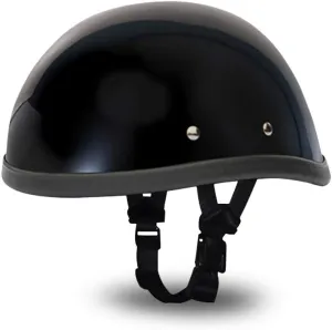 Daytona Helmets Eagle Headgear for Men - Novelty Half Helmet with Breathable Liner - Retro Skull Cap Helmet with Head Wrap