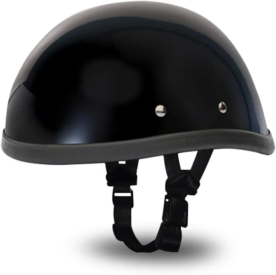 Daytona Helmets Eagle Headgear for Men - Novelty Half Helmet with Breathable Liner - Retro Skull Cap Helmet with Head Wrap