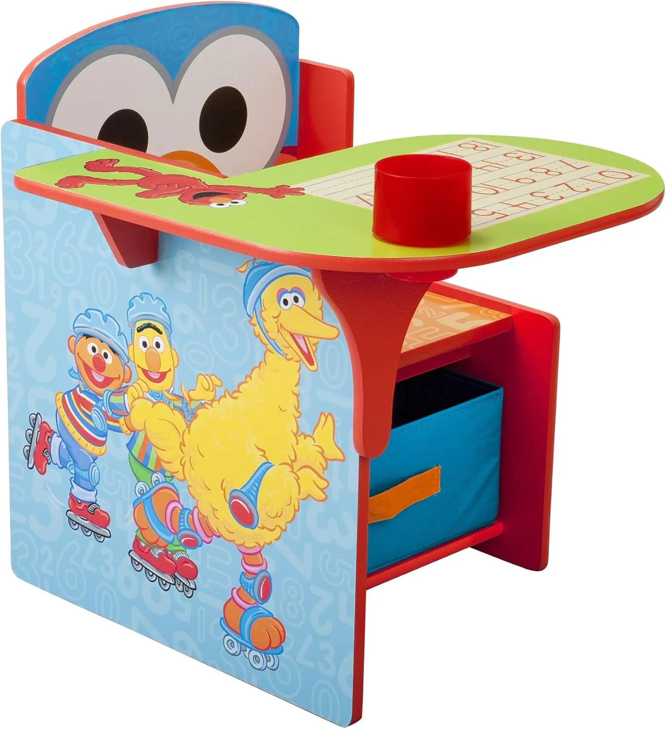 Delta Children Chair Desk With Storage Bin, Sesame Street