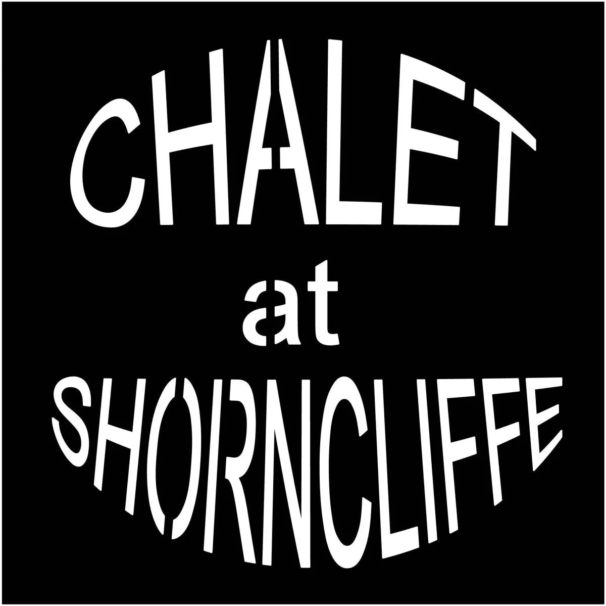 Designer Fire Pit DXF for CNC | Chalet at Shorncliffe Text Cut Files