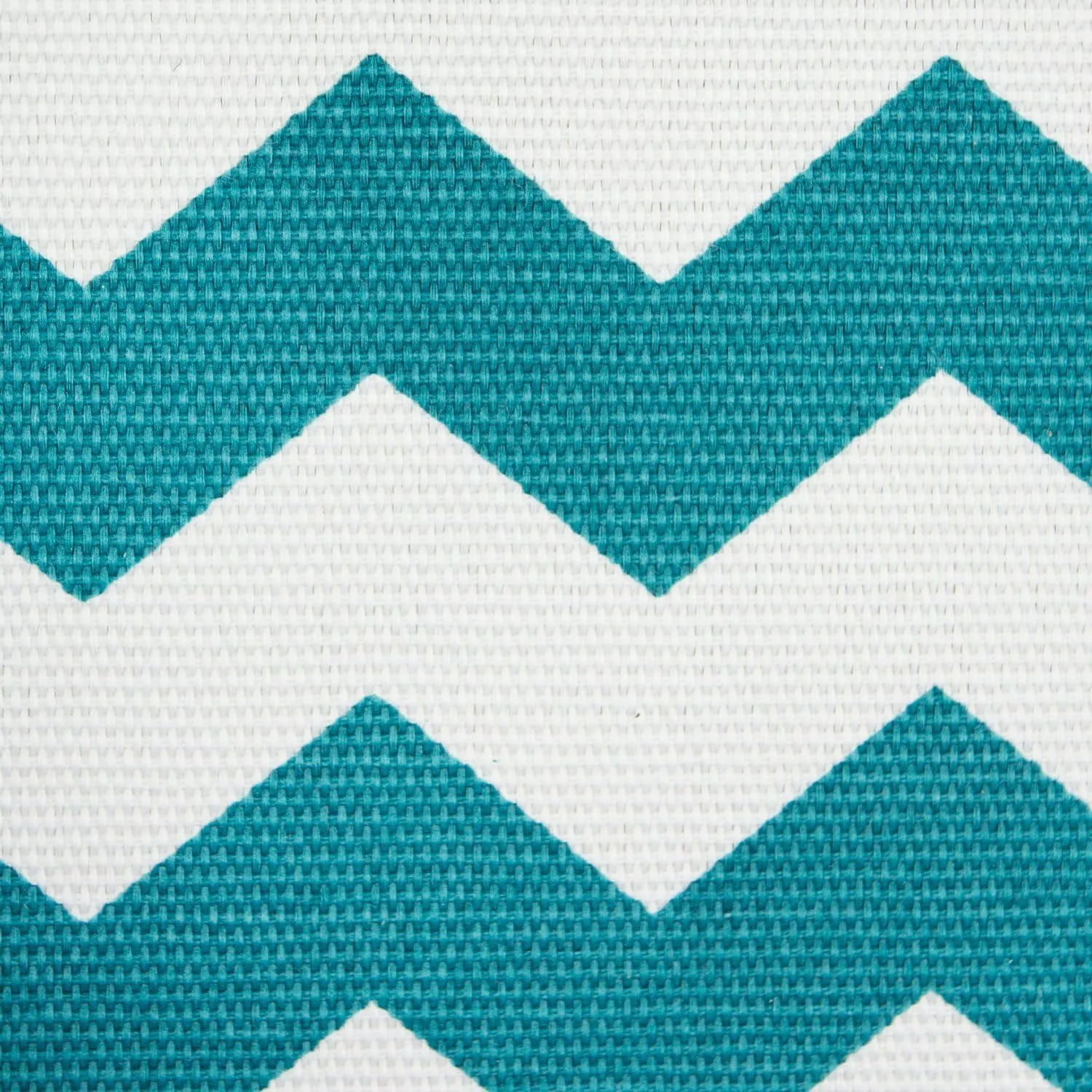 DII Collapsible Polyester Storage Cube, Chevron, Teal, Large