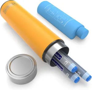 DISONCARE Odyssey 60H 3 Insulin Pens Cooler Travel Case Medication Cooler for Travel TSA Approved Diabetic Insulina EpiPen Carry Case Medicine Travel Cooler Bag Ice Pack with Medical Alert Tag(Yellow)