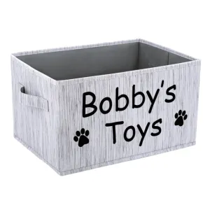 Dog Toys Storage Basket With Handle