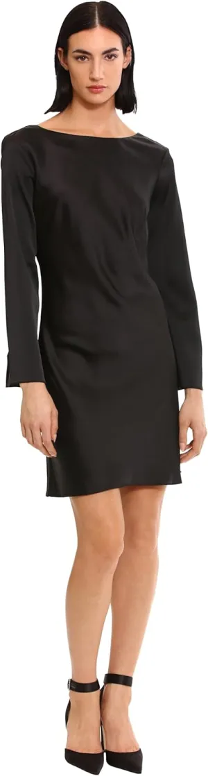 Donna Morgan Women's Rhinestone Back Detailed Bias Cut Dress Event Occasion Date Night Out Guest of