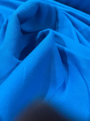 E01 FURORE 100 heavy linen/cotton turquoise/blue