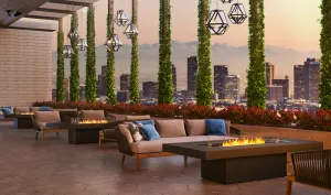 EcoSmart Fire Gin (Chat) Fire Pit Table with Bioethanol Sustainable Fuel