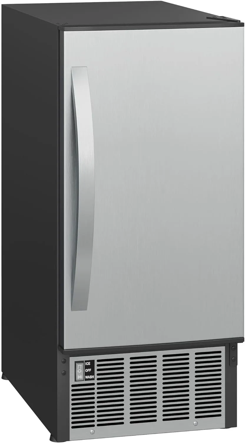 EdgeStar IB450SS 50 Lb. 15 Inch Wide Undercounter Clear Ice Maker - Stainless Steel