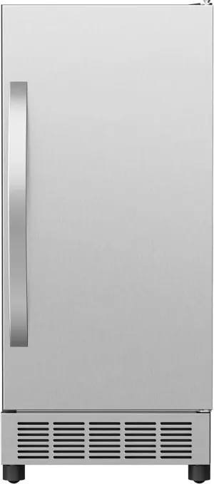 EdgeStar IB450SSP 50 lb. 15 Inch Wide Undercounter Clear Ice Maker with Drain Pump