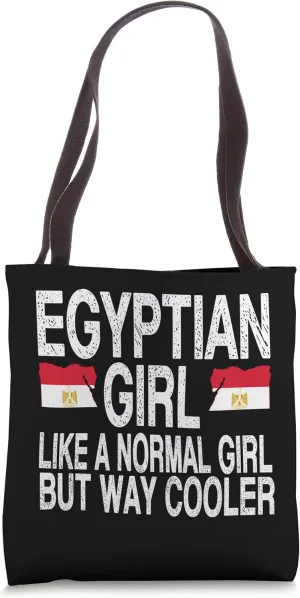 Egyptian Girl - Egypt Flag Tote Bag