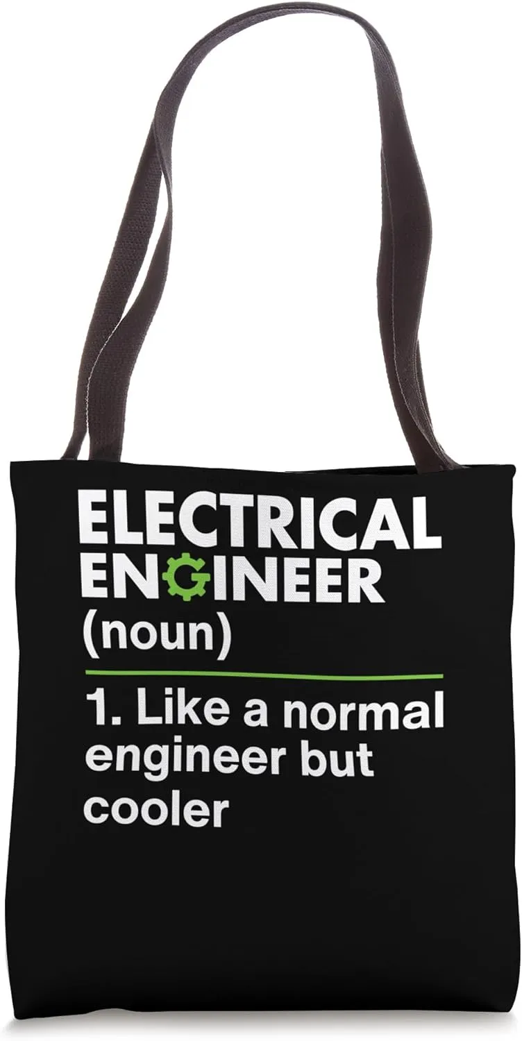 Electrical Engineer Definition Cool Statement Tote Bag