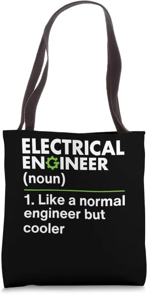 Electrical Engineer Definition Cool Statement Tote Bag