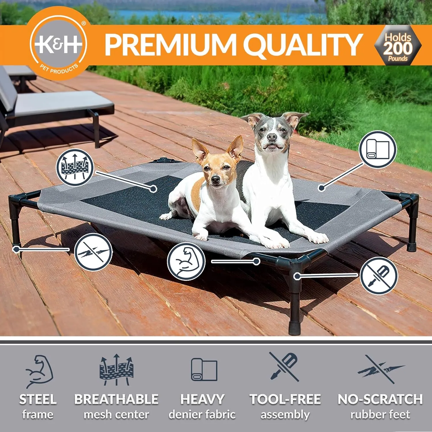 Elevated Dog Bed