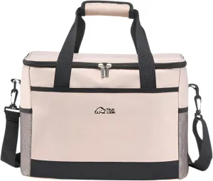 [Ellniges]【Outdoor Cooler Bag】 Portable Insulated Lunch Box for Camping & Picnic, 18L/30L Lightweight Thermal Food Delivery Bag with Waterproof Layer, 4-6Hrs Ness, Handheld/Shoulder Carry for Saud