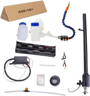 Engine Model, Engine RC Jet DIY Assembly Micro Pulse Engine Kit, Valve-Controlled Engine Motor Model with Atomizing Sprayer, Physics Experiment Toys Gift RTR Version, Type 3, Q4011W18Q7G3Y