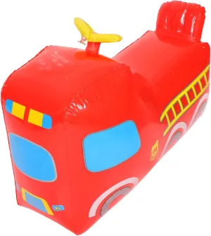 ERINGOGO Inflatable Fire Truck Toy for Boys and Girls Fire Truck Balloon Outdoor Inflatable Tumbler Boys and Girls Tumbler Toy