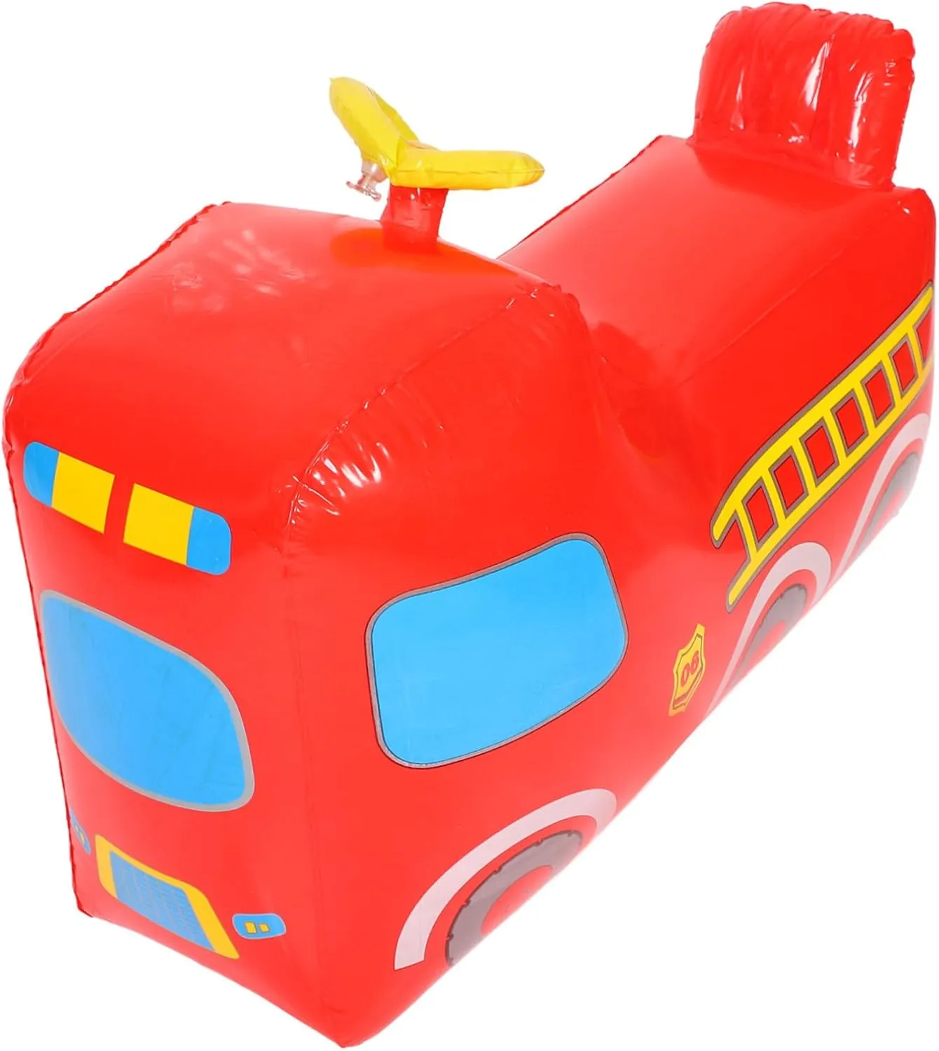 ERINGOGO Inflatable Fire Truck Toy for Boys and Girls Fire Truck Balloon Outdoor Inflatable Tumbler Boys and Girls Tumbler Toy