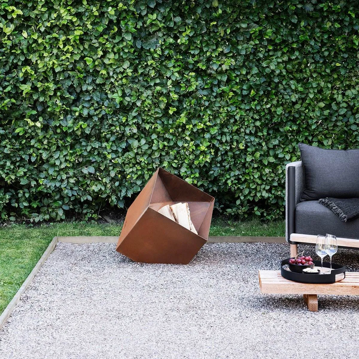 Eva Solo FireCube Fire Pit - Corten Steel